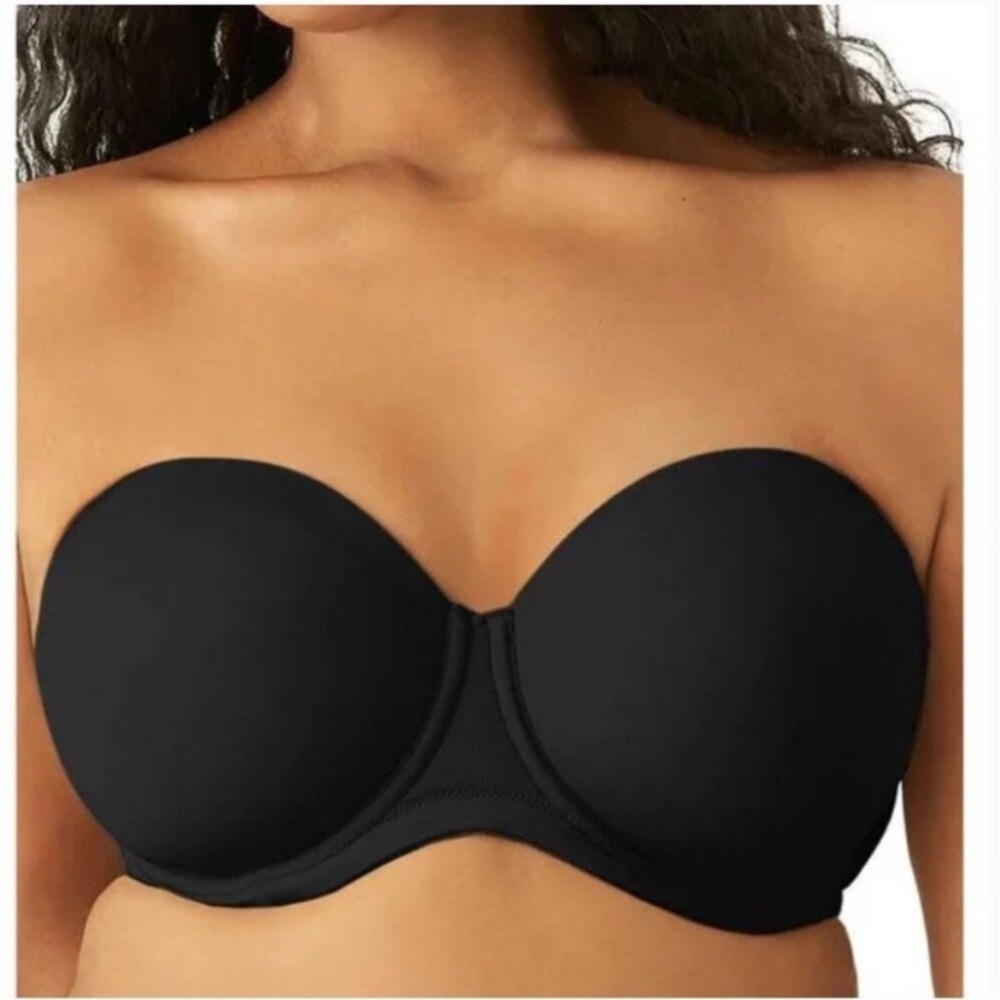 Wacoal Black Convertible Strapless Red Carpet Bra 40G 854119